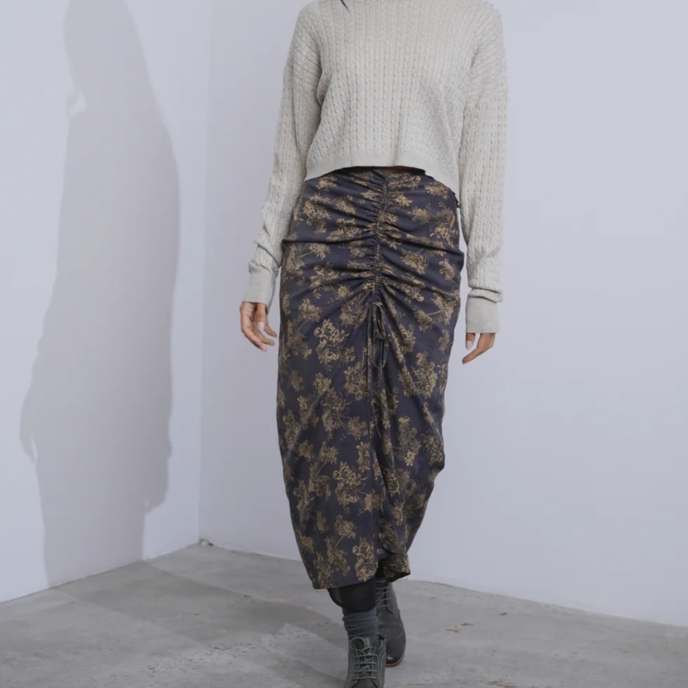 Ruched Skirt
